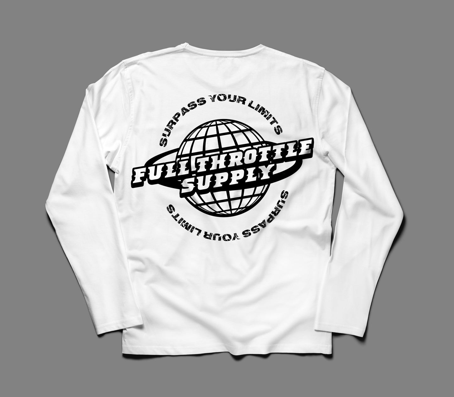 Surpass Your Limits Long Sleeve - White