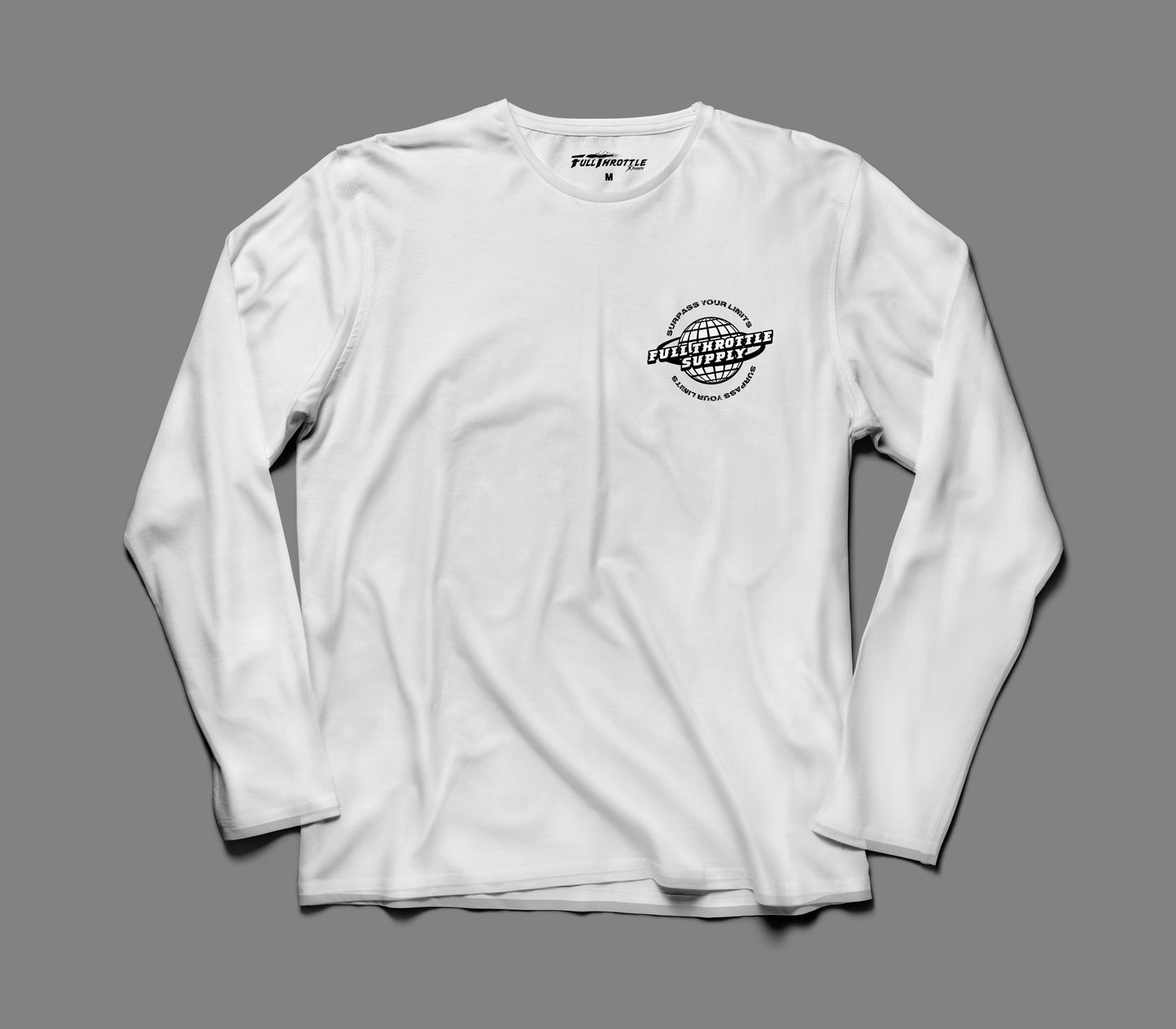 Surpass Your Limits Long Sleeve - White